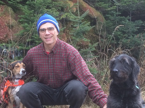 David Kaminsky, MD with dogs